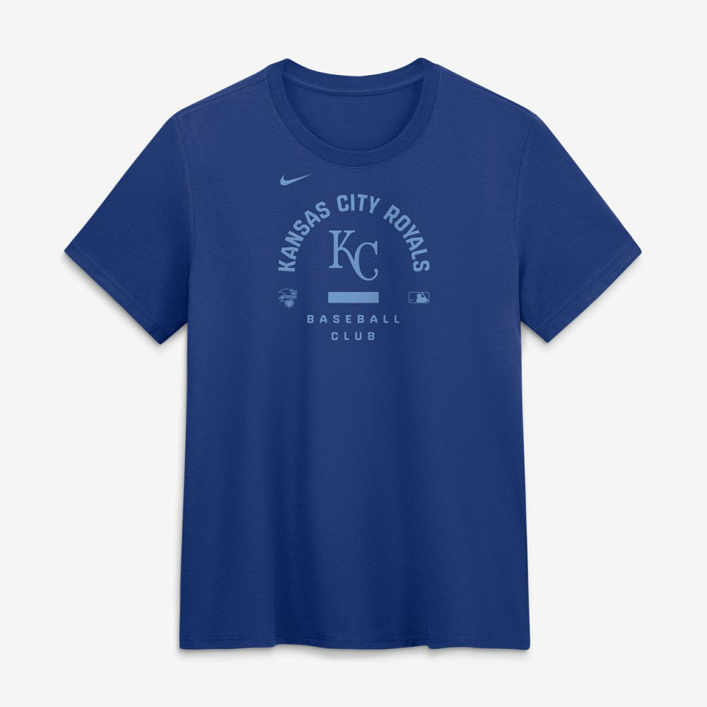 Kansas City Royals Nike Women's Authentic Collection Early Work Tri-Blend Dri-FIT T-Shirt discount