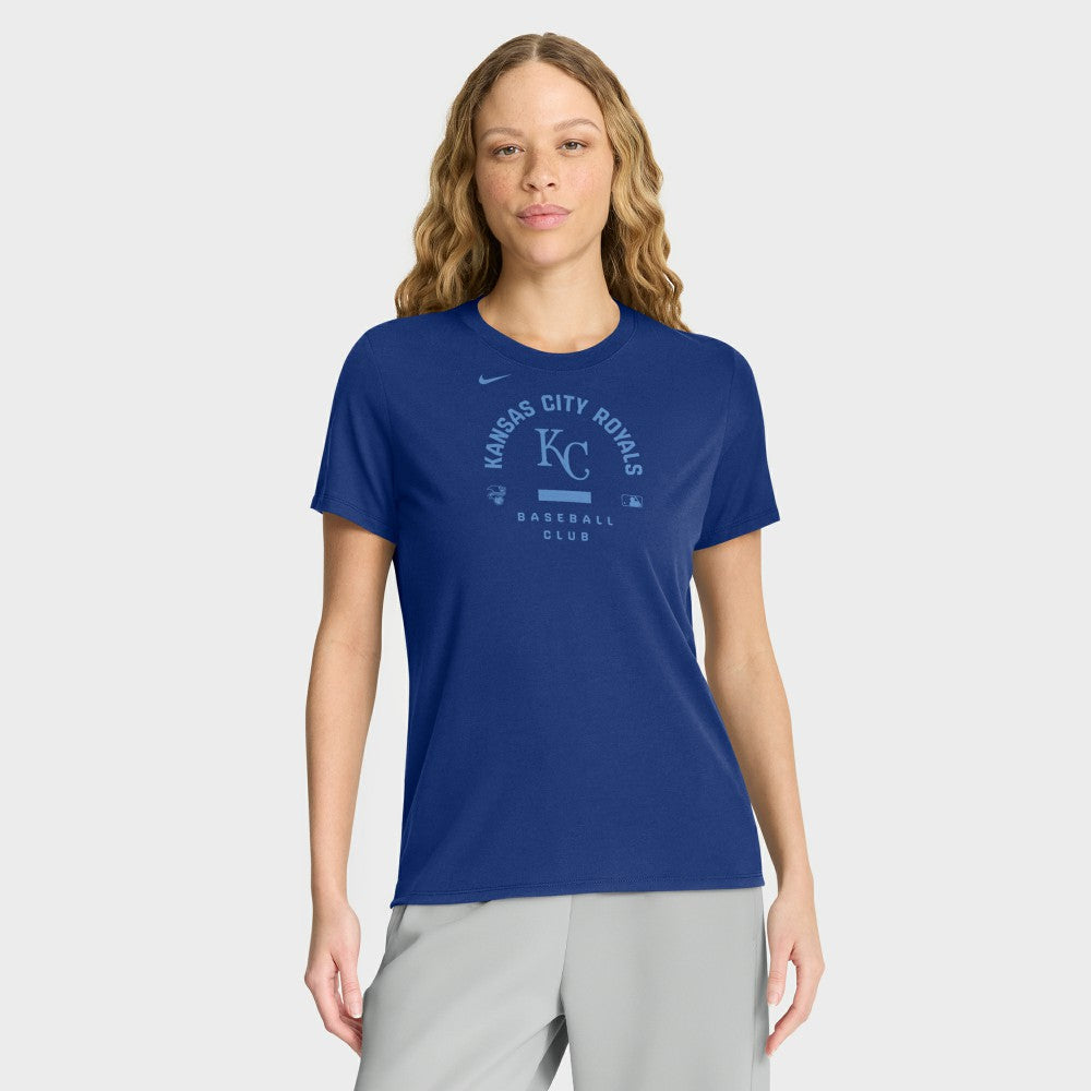 Kansas City Royals Nike Women's Authentic Collection Early Work Tri-Blend Dri-FIT T-Shirt discount