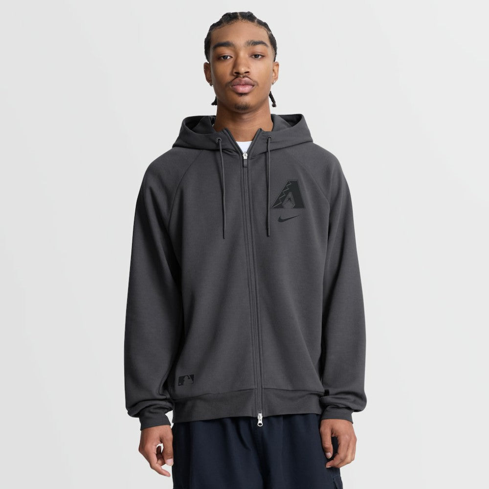 Arizona Diamondbacks Nike Authentic Collection Player Raglan Dri-FIT Full-Zip Hoodie Clearance