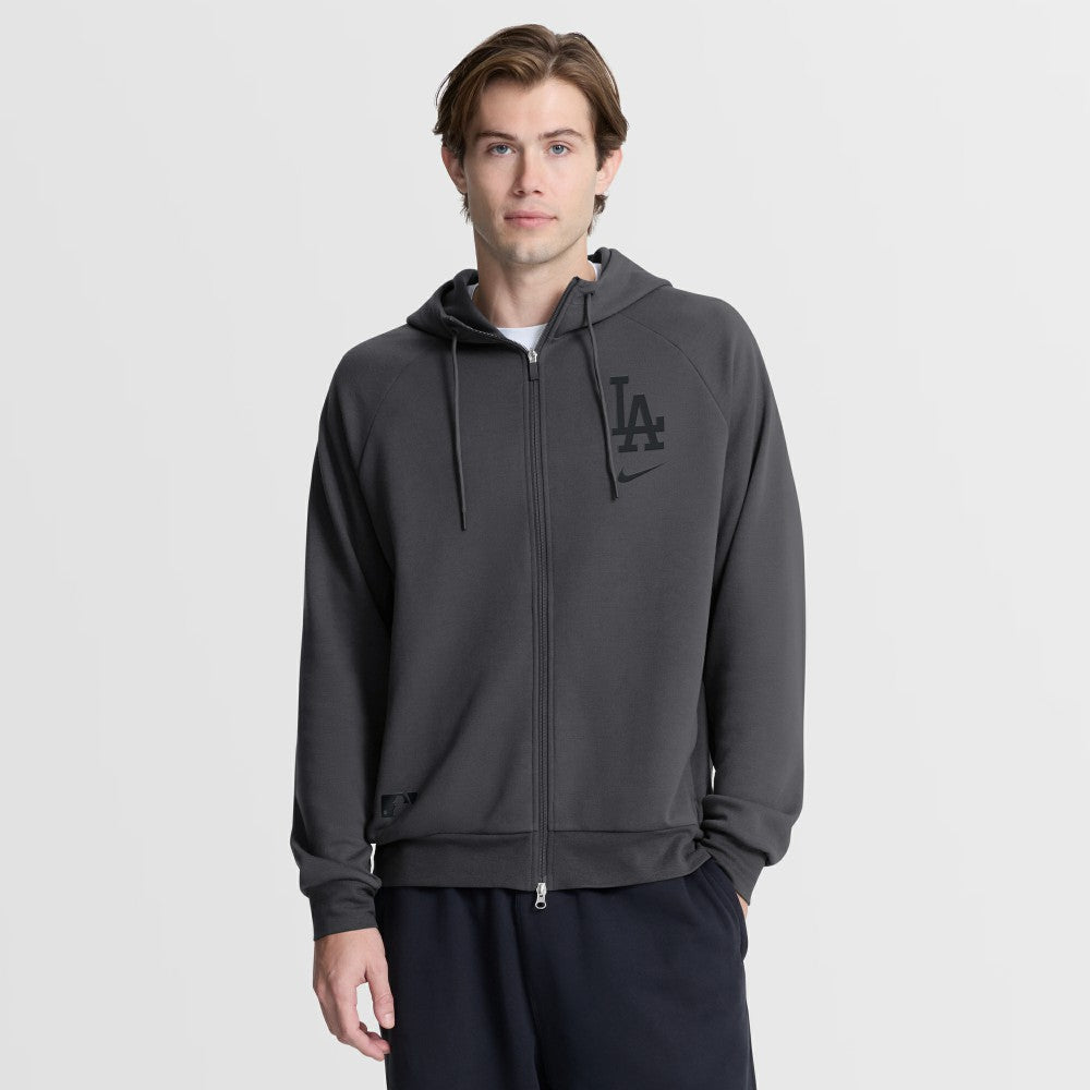 Los Angeles Dodgers Nike Authentic Collection Player Raglan Dri-FIT Full-Zip Hoodie Online