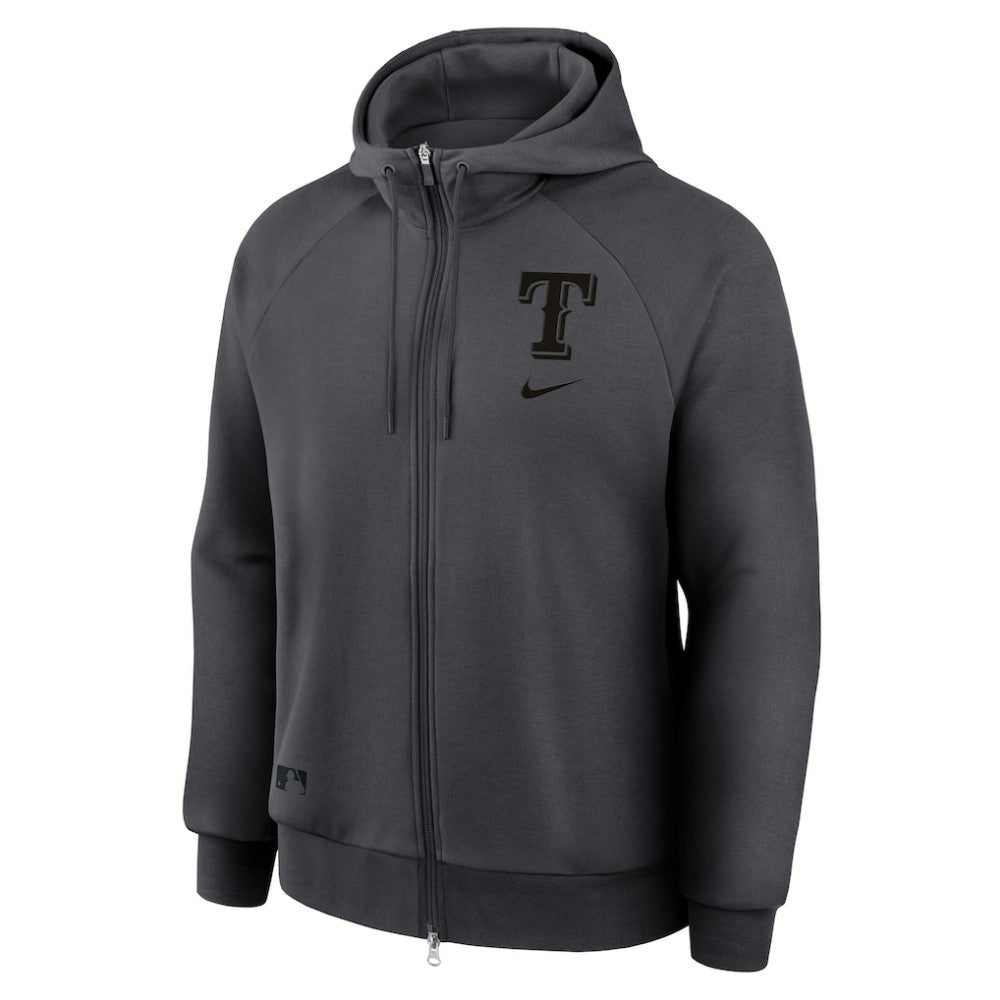 Texas Rangers Nike Authentic Collection Player Raglan Dri-FIT Full-Zip Hoodie Clearance