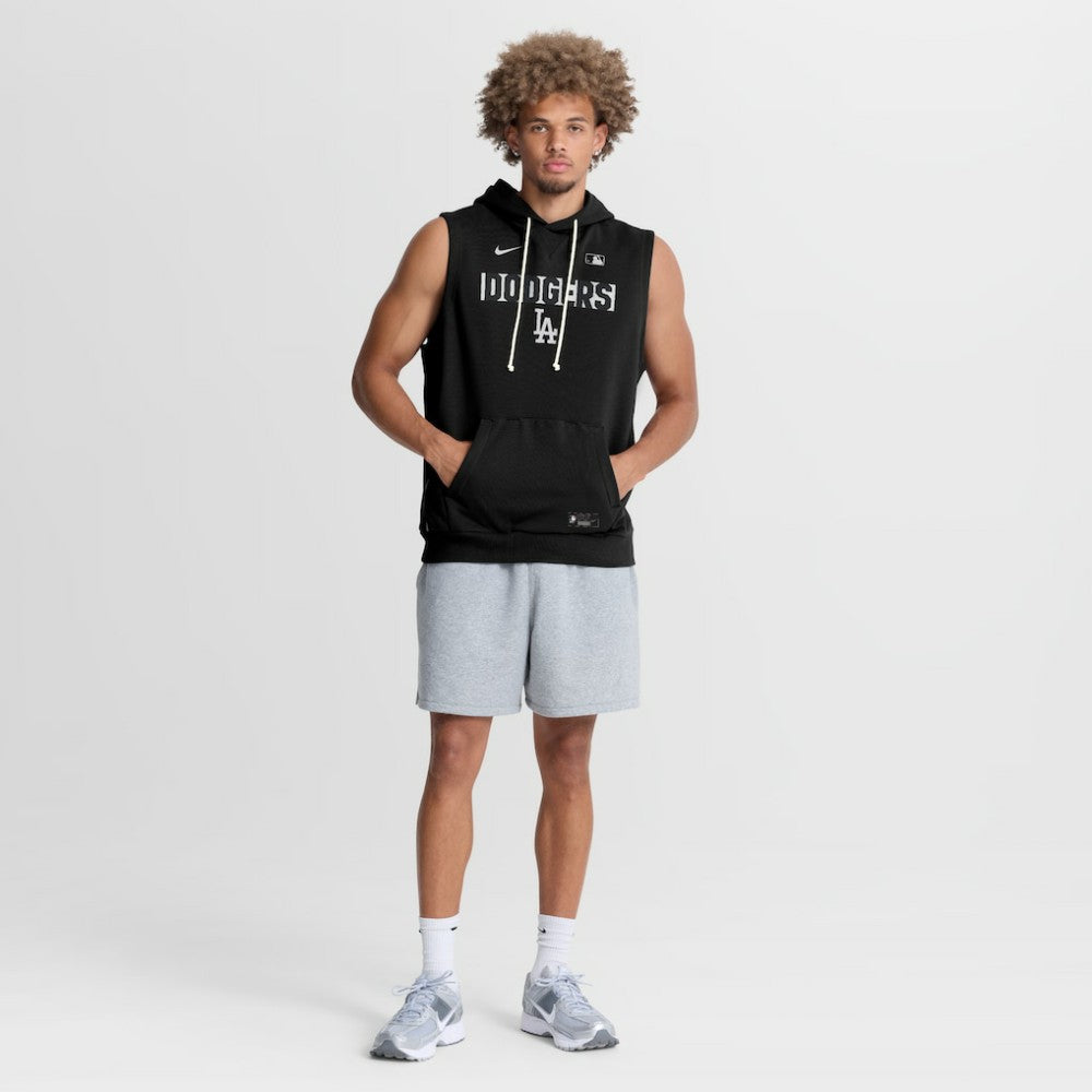 Los Angeles Dodgers Nike Authentic Collection Standard Issue Dri-FIT Sleeveless Hoodie Online