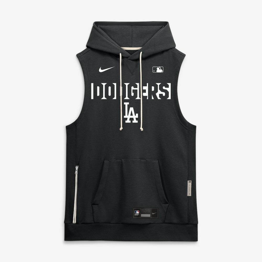 Los Angeles Dodgers Nike Authentic Collection Standard Issue Dri-FIT Sleeveless Hoodie Online