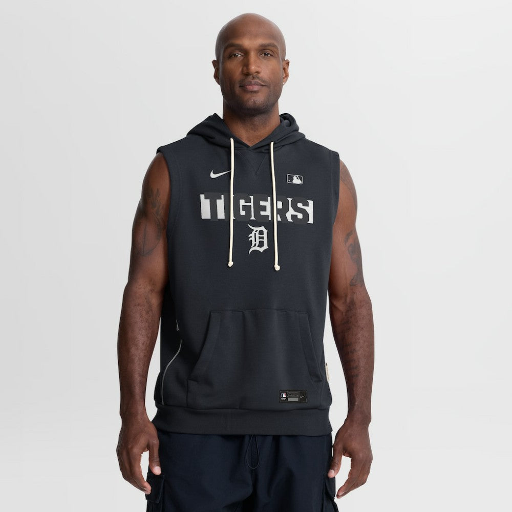 Detroit Tigers Nike Authentic Collection Standard Issue Dri-FIT Sleeveless Hoodie Lifestyle