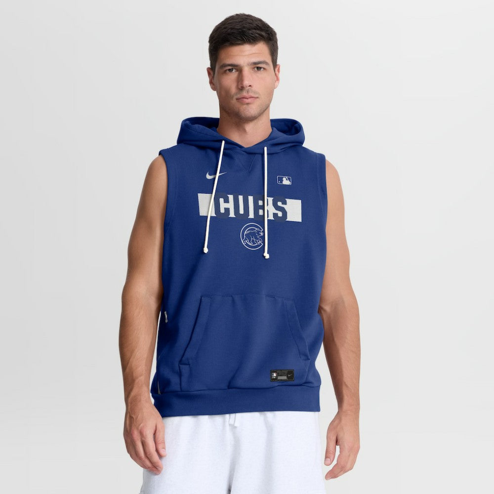 Chicago Cubs Nike Authentic Collection Standard Issue Dri-FIT Sleeveless Hoodie Sale