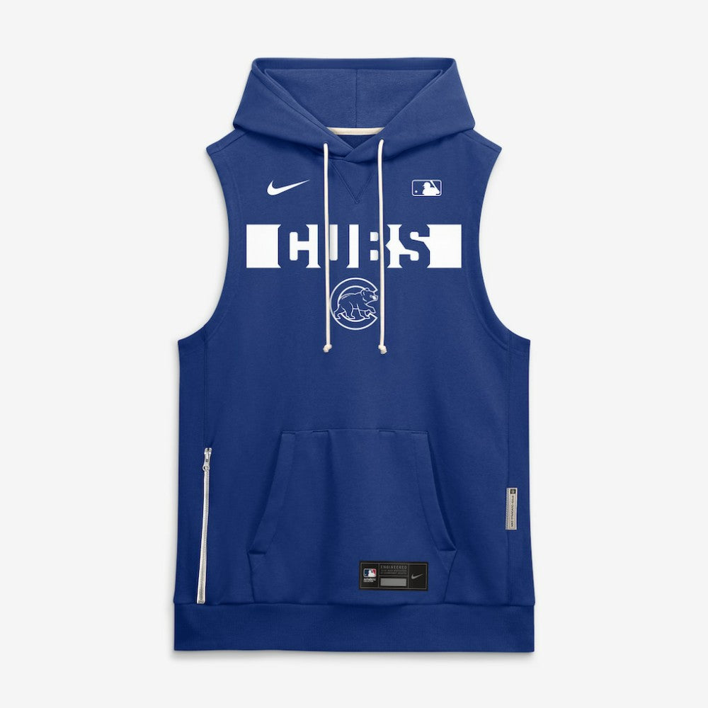 Chicago Cubs Nike Authentic Collection Standard Issue Dri-FIT Sleeveless Hoodie Sale