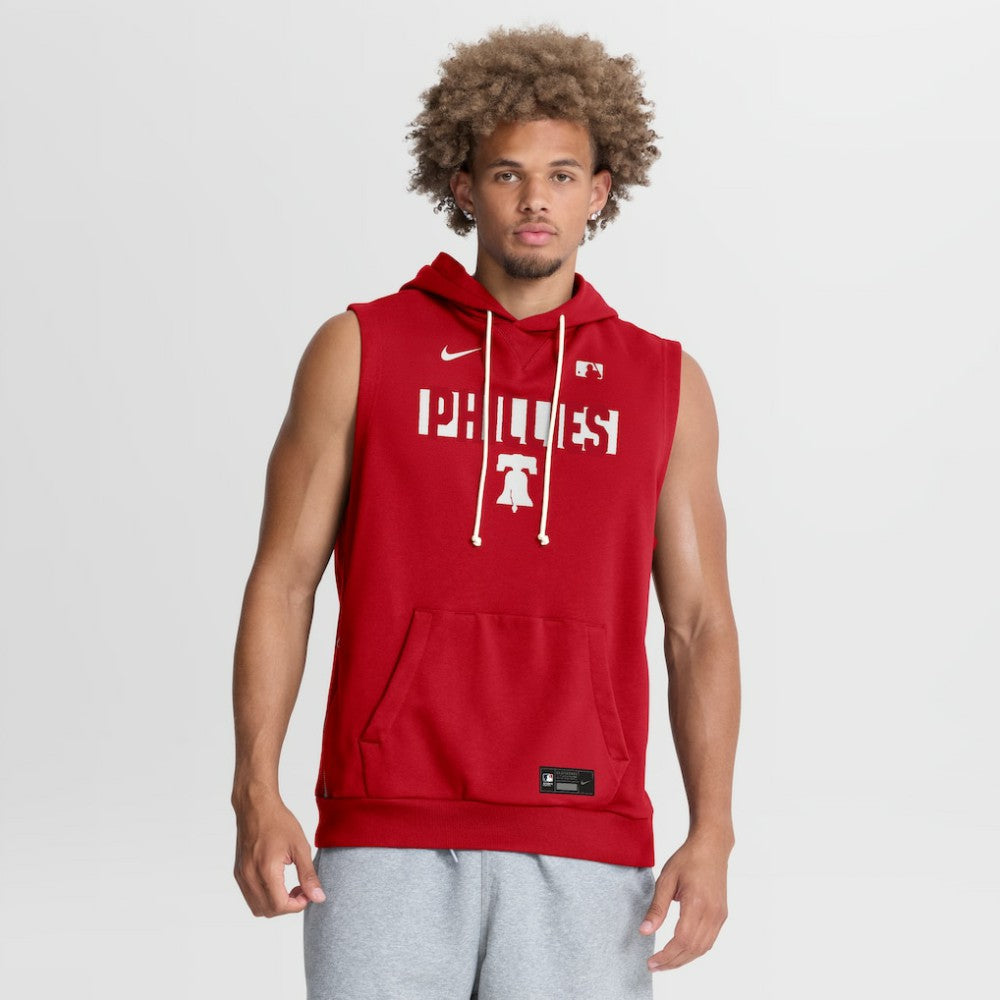 Philadelphia Phillies Nike Authentic Collection Standard Issue Dri-FIT Sleeveless Hoodie Online