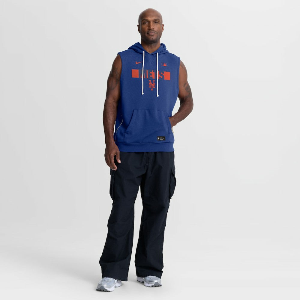 New York Mets Nike Authentic Collection Standard Issue Dri-FIT Sleeveless Hoodie Near Me
