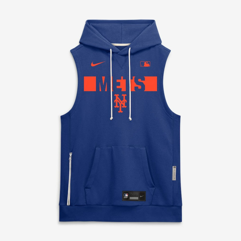 New York Mets Nike Authentic Collection Standard Issue Dri-FIT Sleeveless Hoodie Near Me