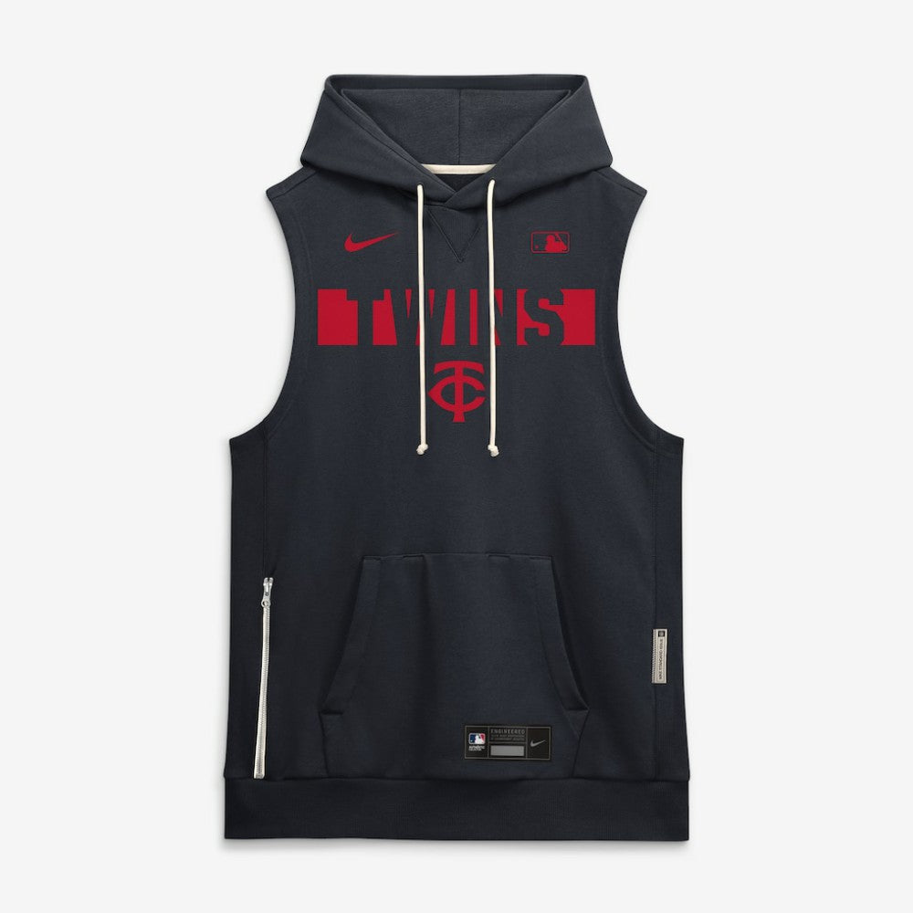 Minnesota Twins Nike Authentic Collection Standard Issue Dri-FIT Sleeveless Hoodie Near Me