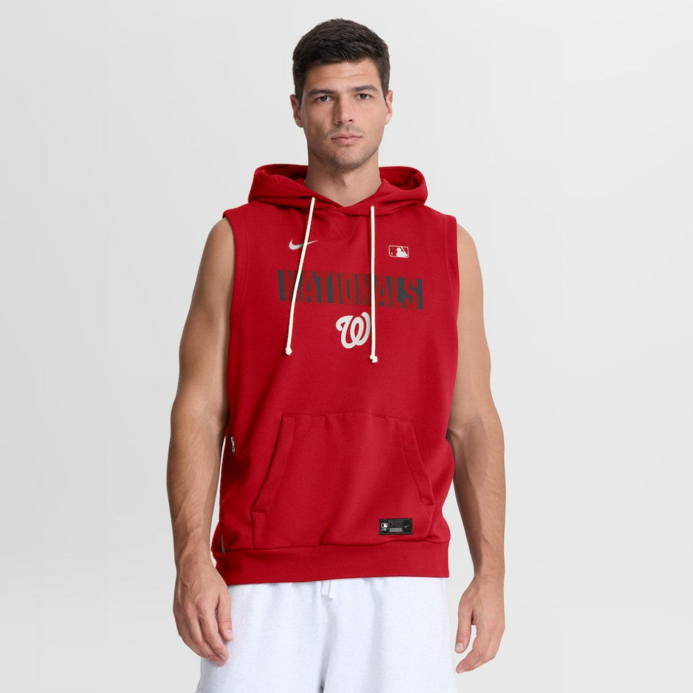 Washington Nationals Nike Authentic Collection Standard Issue Dri-FIT Sleeveless Hoodie Sale