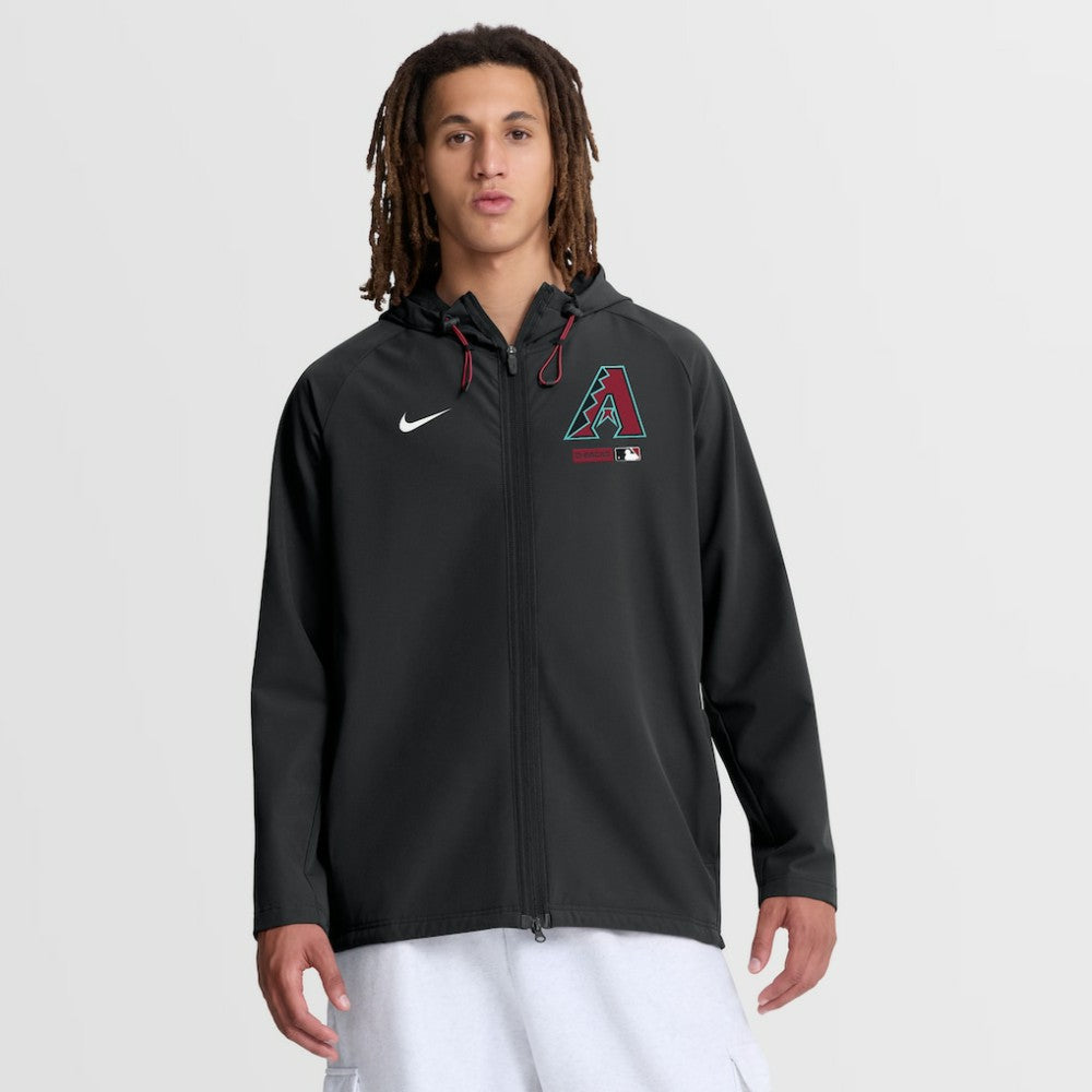 Arizona Diamondbacks Nike Authentic Collection Raglan Therma-FIT Full-Zip Hooded Jacket Online