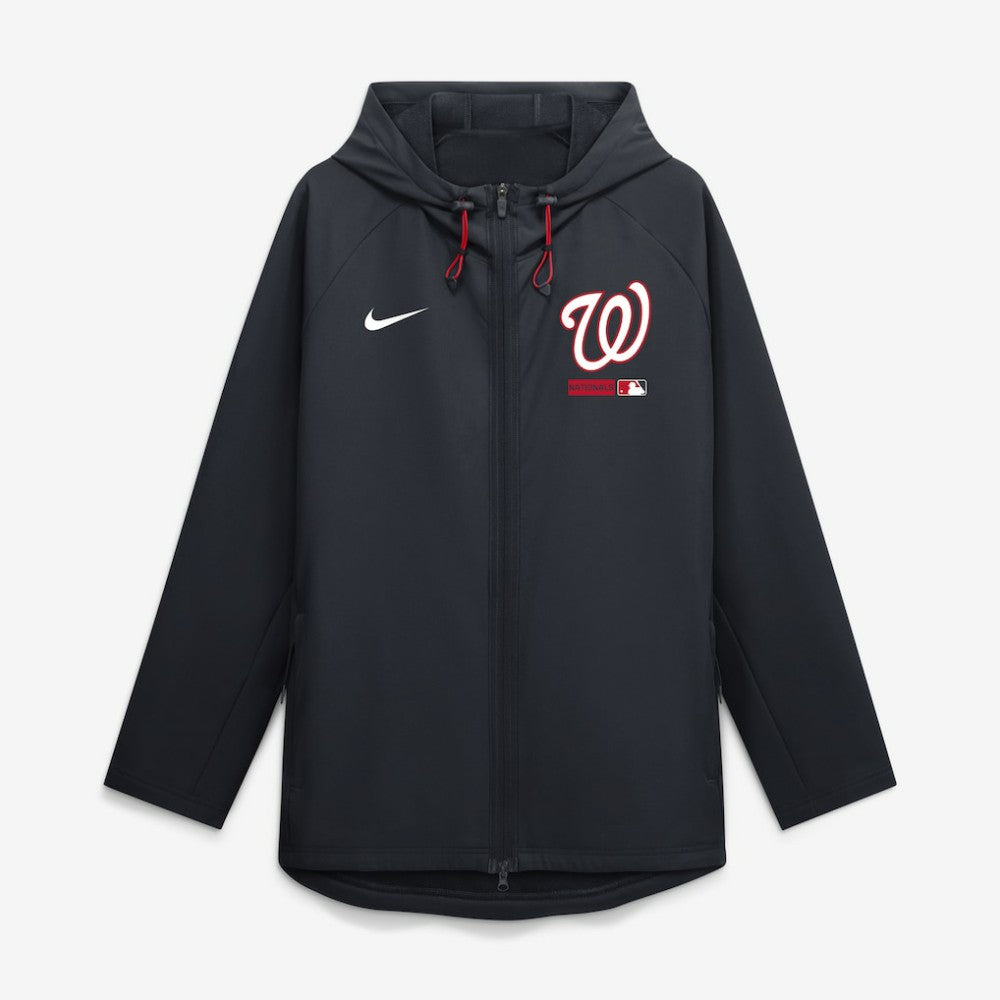 Washington Nationals Nike Authentic Collection Raglan Therma-FIT Full-Zip Hooded Jacket Online