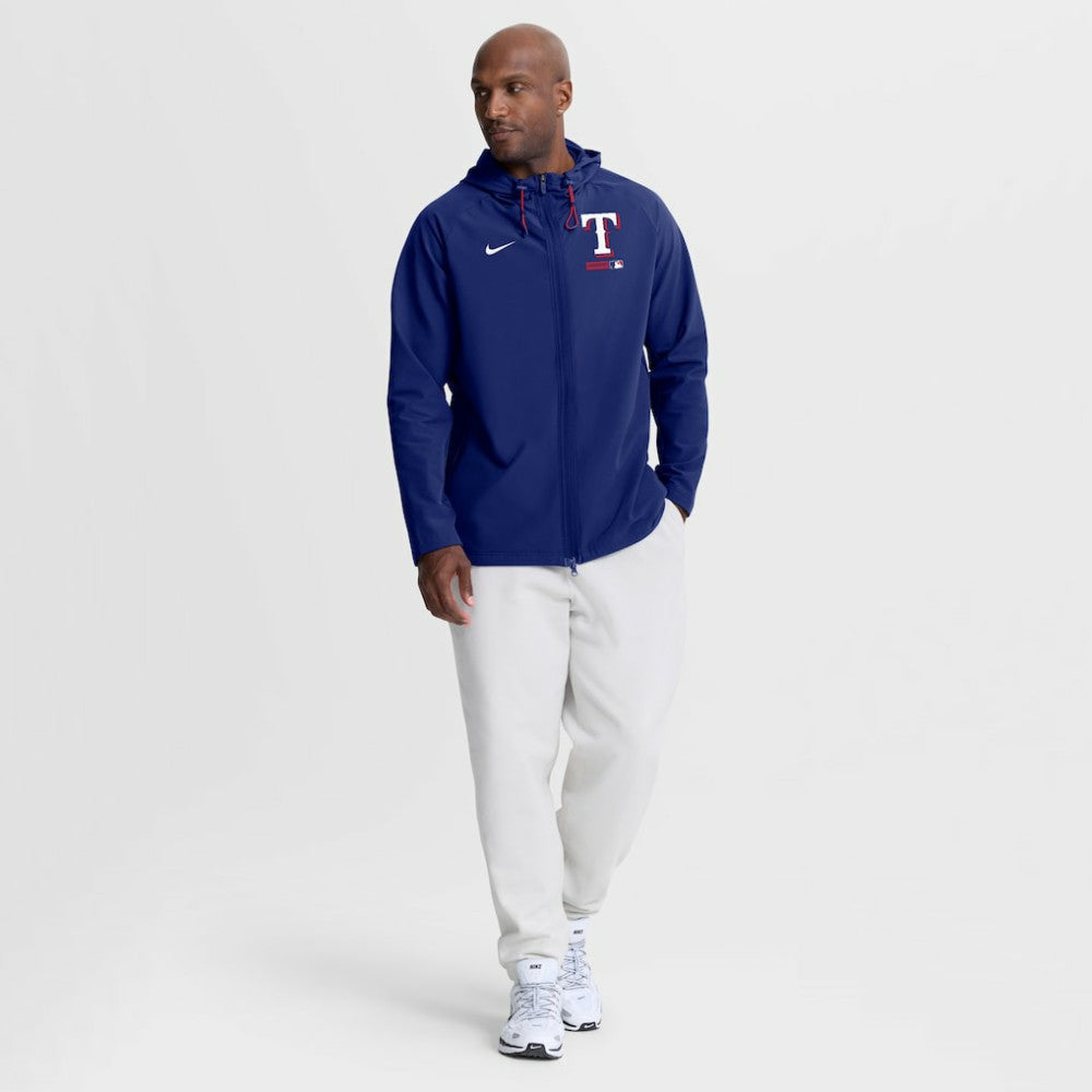 Texas Rangers Nike Authentic Collection Raglan Therma-FIT Full-Zip Hooded Jacket Online