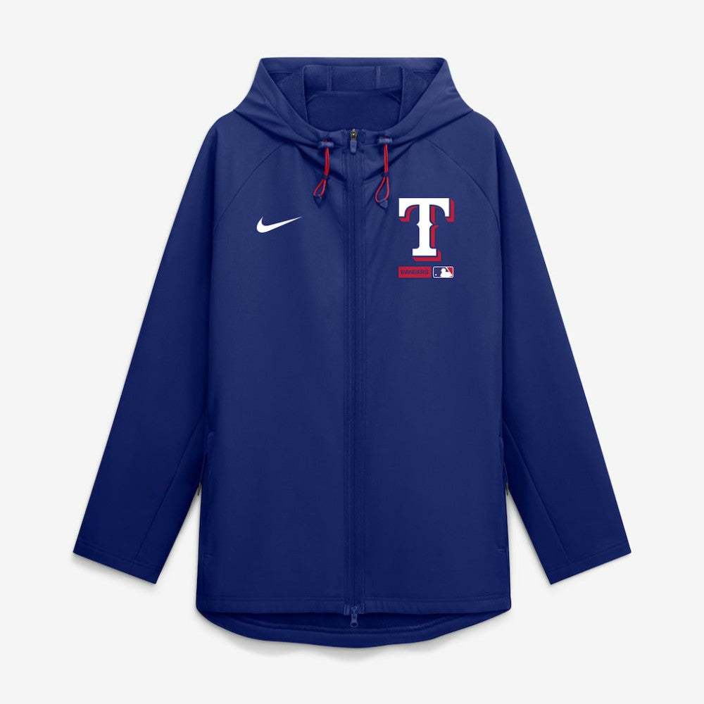Texas Rangers Nike Authentic Collection Raglan Therma-FIT Full-Zip Hooded Jacket Online