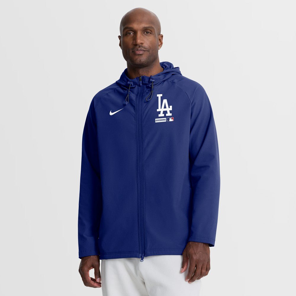 Los Angeles Dodgers Nike Authentic Collection Raglan Therma-FIT Full-Zip Hooded Jacket Online