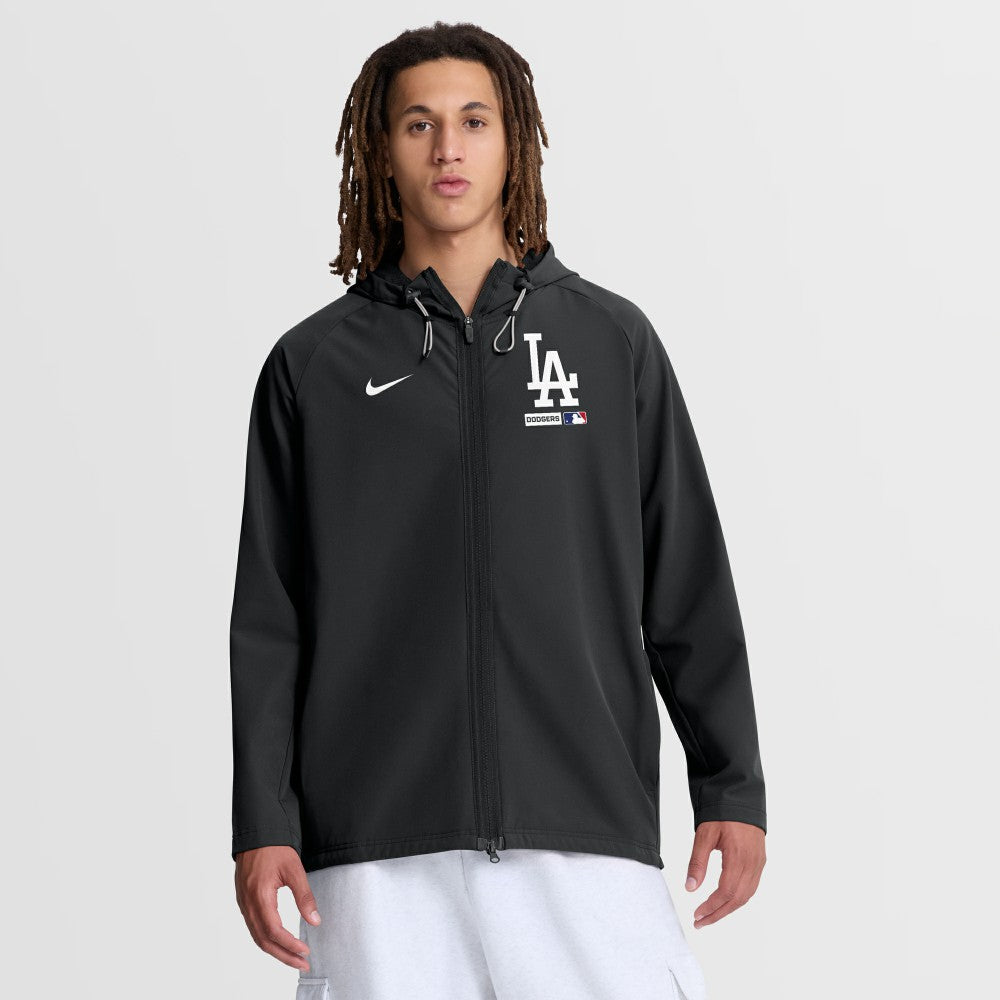 Los Angeles Dodgers Nike Authentic Collection Raglan Therma-FIT Full-Zip Hooded Jacket for sale