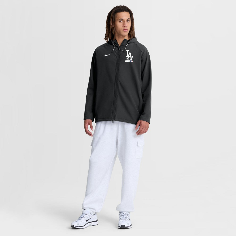 Los Angeles Dodgers Nike Authentic Collection Raglan Therma-FIT Full-Zip Hooded Jacket for sale
