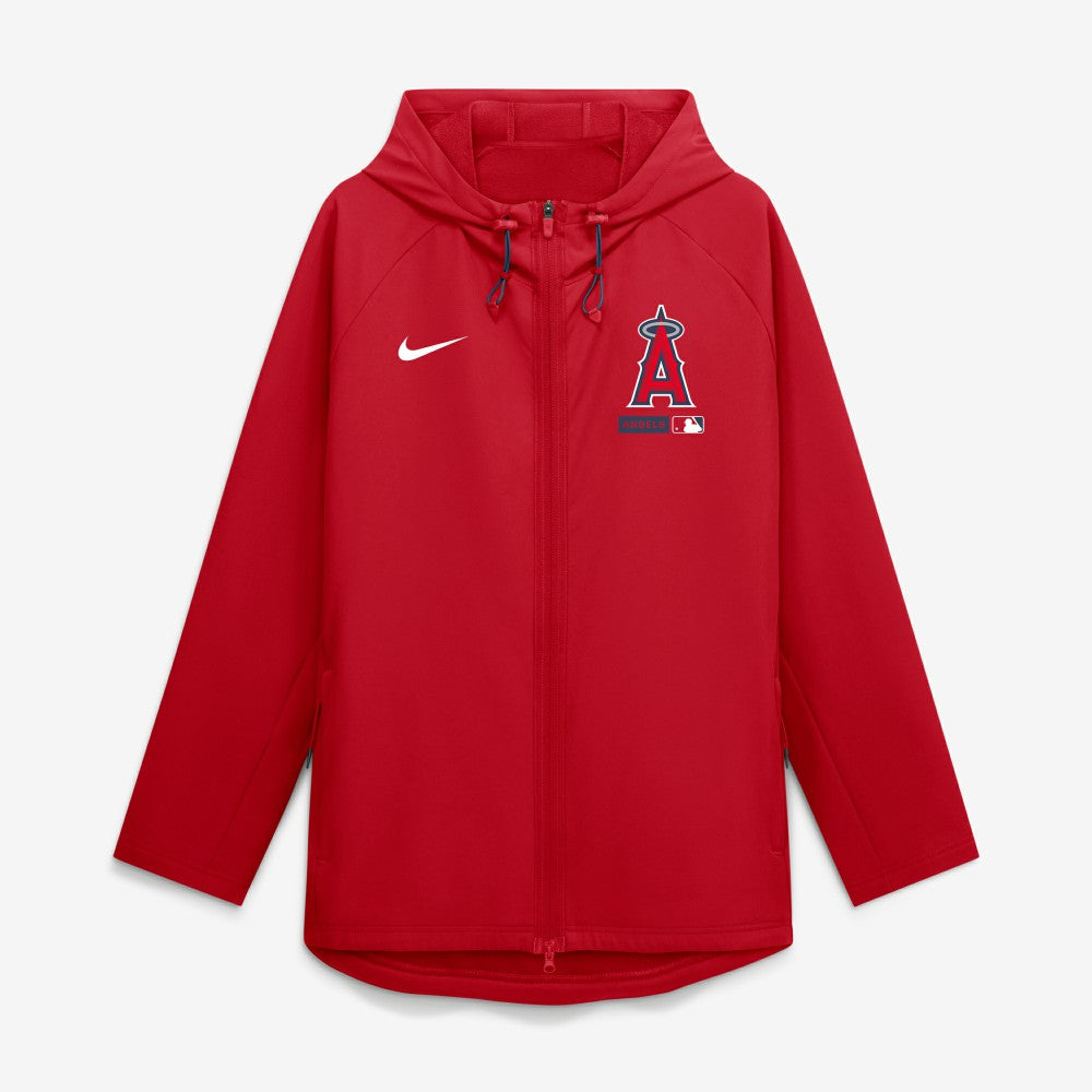 Los Angeles Angels Nike Authentic Collection Raglan Therma-FIT Full-Zip Hooded Jacket discount