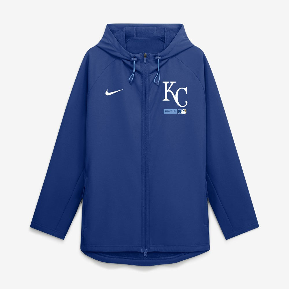 Kansas City Royals Nike Authentic Collection Raglan Therma-FIT Full-Zip Hooded Jacket Clearance