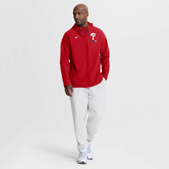Philadelphia Phillies Nike Authentic Collection Raglan Therma-FIT Full-Zip Hooded Jacket Clearance