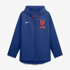 New York Mets Nike Authentic Collection Raglan Therma-FIT Full-Zip Hooded Jacket Clearance