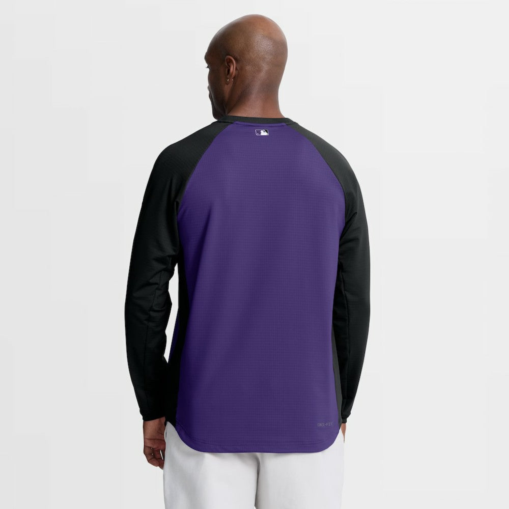 Colorado Rockies Nike Authentic Collection Raglan Dri-FIT Sweatshirt Sale