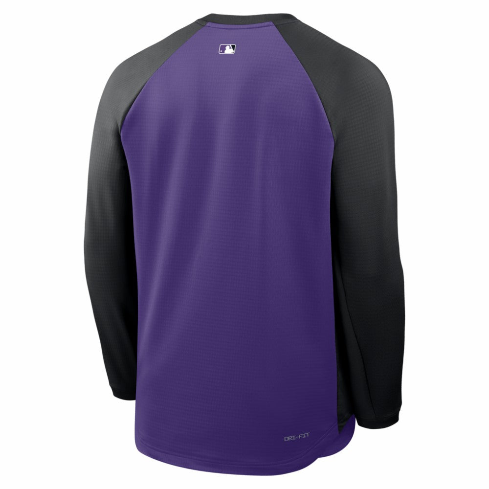 Colorado Rockies Nike Authentic Collection Raglan Dri-FIT Sweatshirt Sale