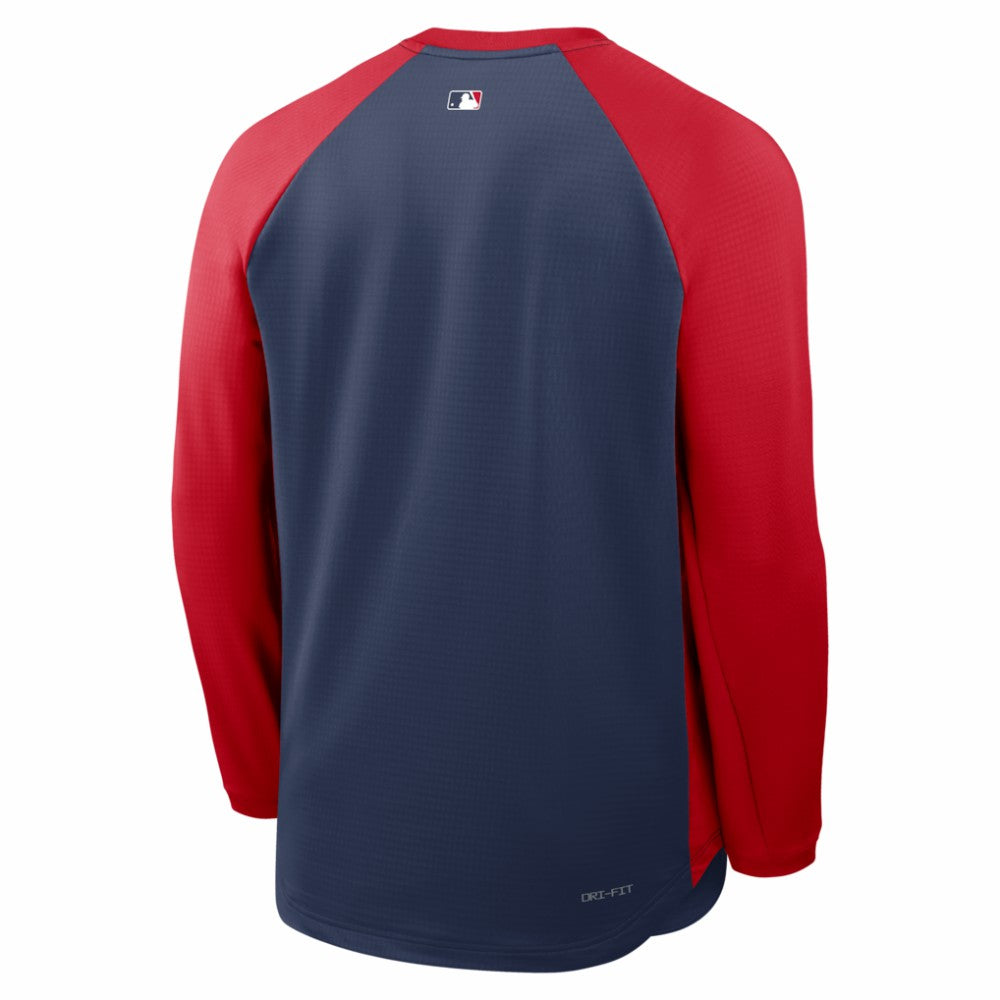 Los Angeles Angels Nike Authentic Collection Raglan Dri-FIT Sweatshirt Clearance