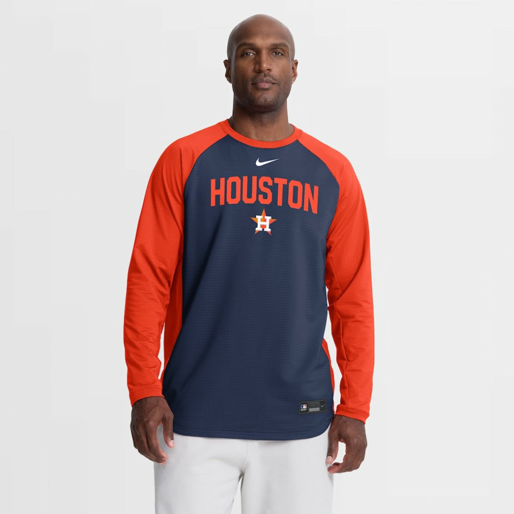 Houston Astros Nike Authentic Collection Raglan Dri-FIT Sweatshirt Online