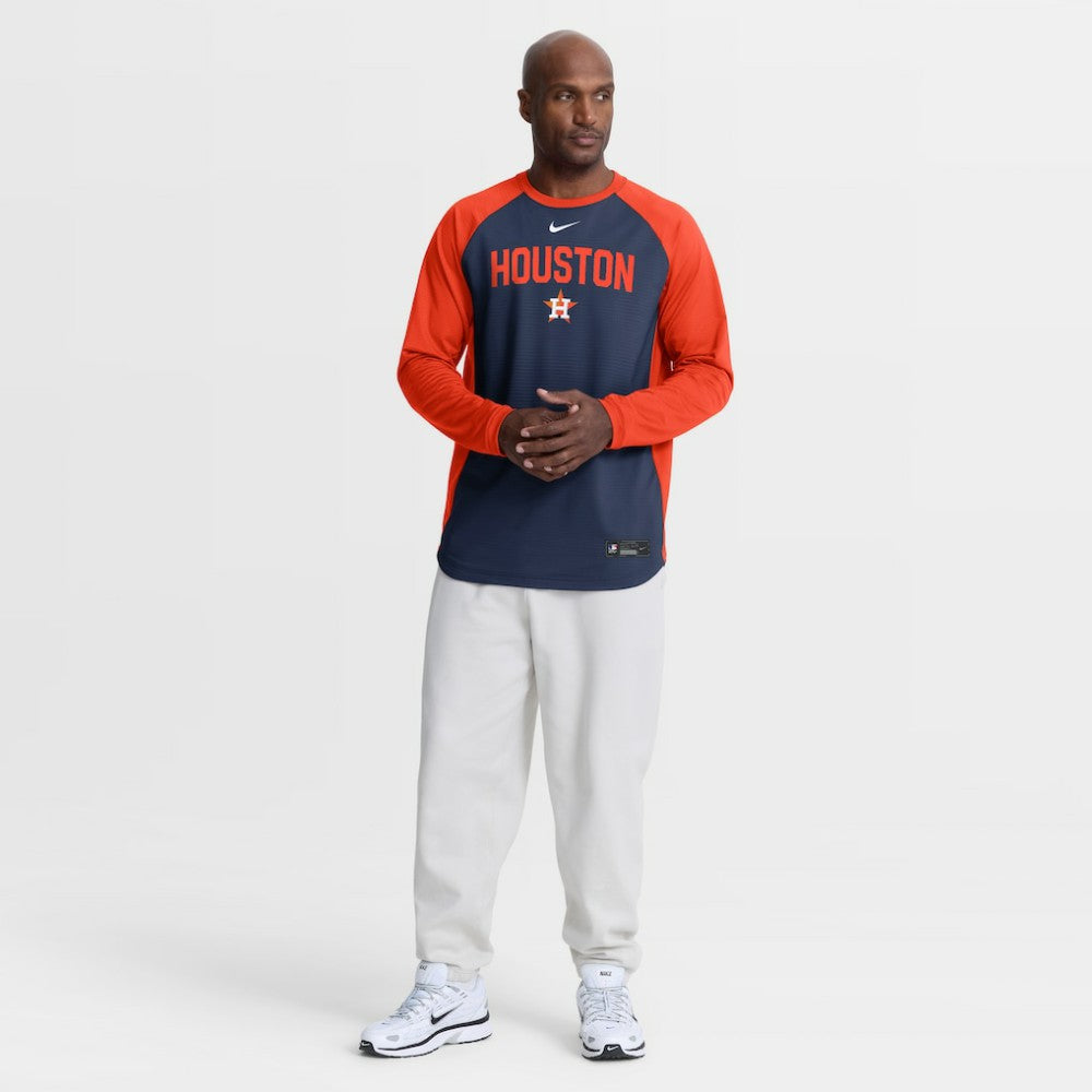 Houston Astros Nike Authentic Collection Raglan Dri-FIT Sweatshirt Online