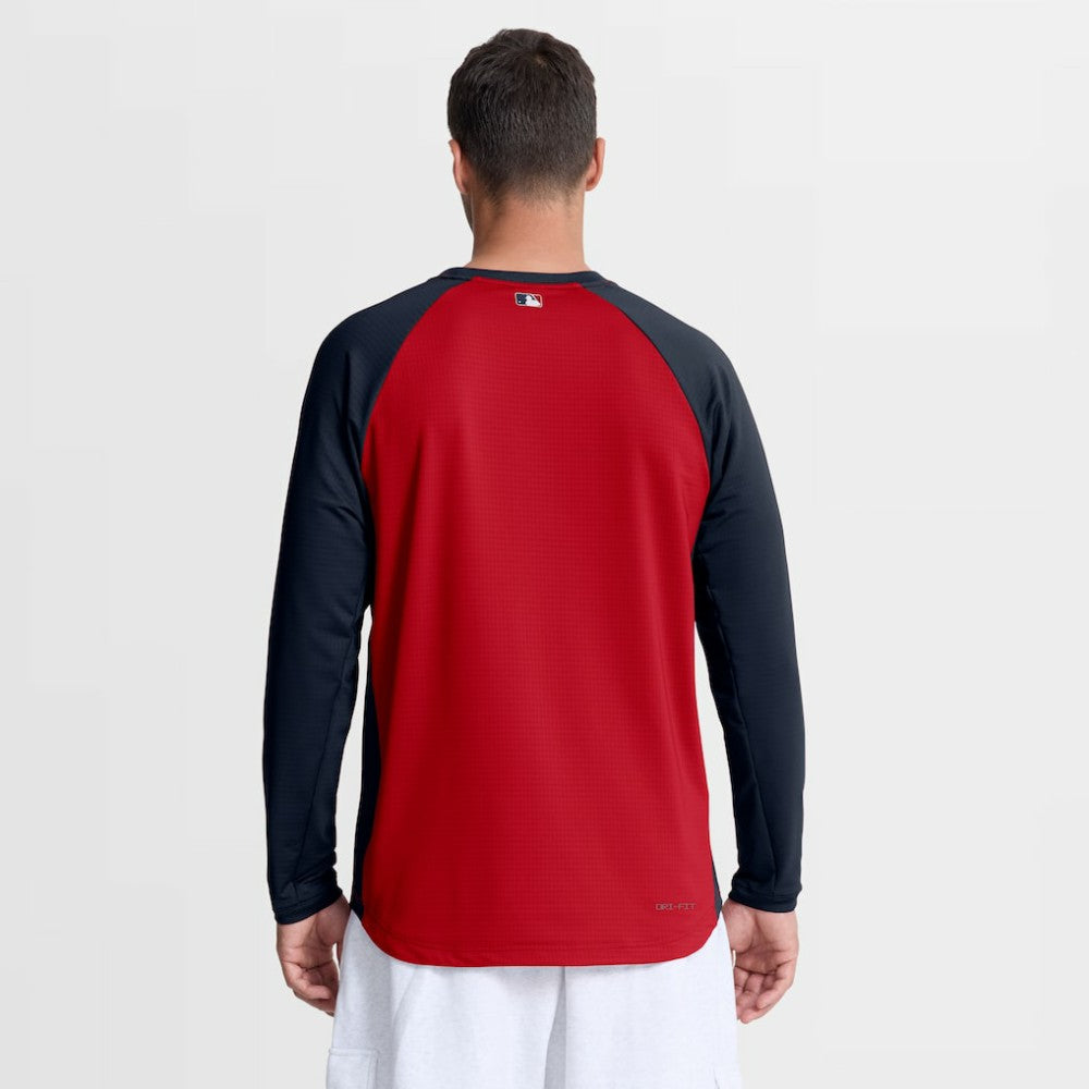 Atlanta Braves Nike Authentic Collection Raglan Dri-FIT Sweatshirt Online