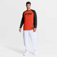 Baltimore Orioles Nike Authentic Collection Raglan Dri-FIT Sweatshirt Lifestyle