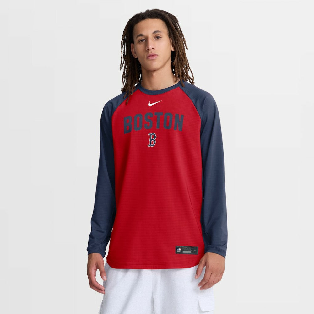 Boston Red Sox Nike Authentic Collection Raglan Dri-FIT Sweatshirt Lifestyle
