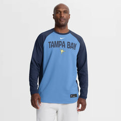 Tampa Bay Rays Nike Authentic Collection Raglan Dri-FIT Sweatshirt Clearance