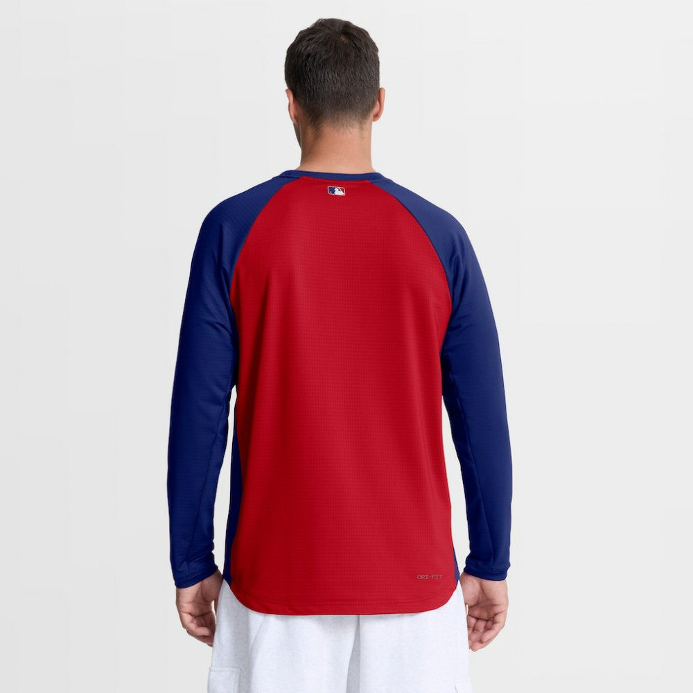 Texas Rangers Nike Authentic Collection Raglan Dri-FIT Sweatshirt Sale