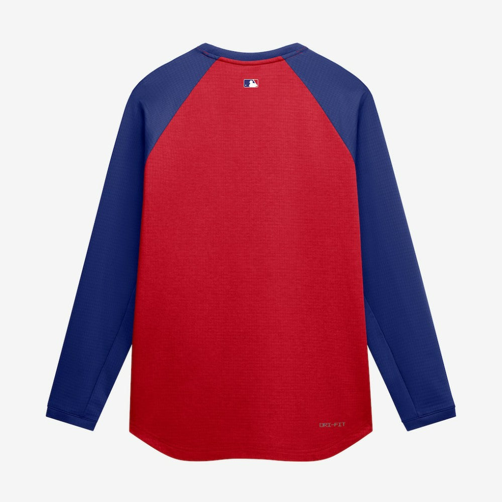Texas Rangers Nike Authentic Collection Raglan Dri-FIT Sweatshirt Sale