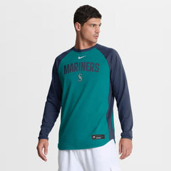 Seattle Mariners Nike Authentic Collection Raglan Dri-FIT Sweatshirt for sale