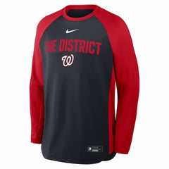 Washington Nationals Nike Authentic Collection Raglan Dri-FIT Sweatshirt Near Me