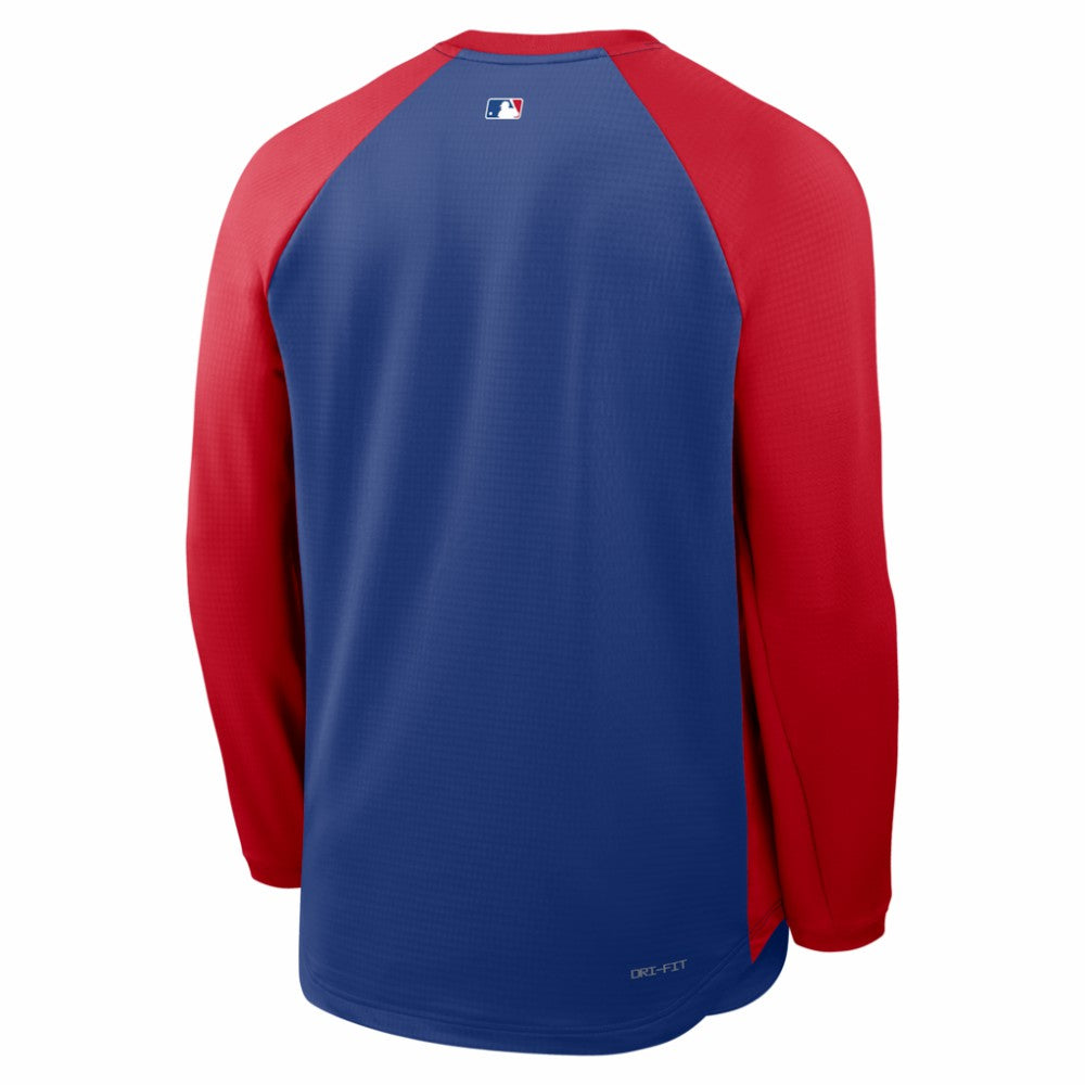 Philadelphia Phillies Nike Authentic Collection Raglan Dri-FIT Sweatshirt On Sale