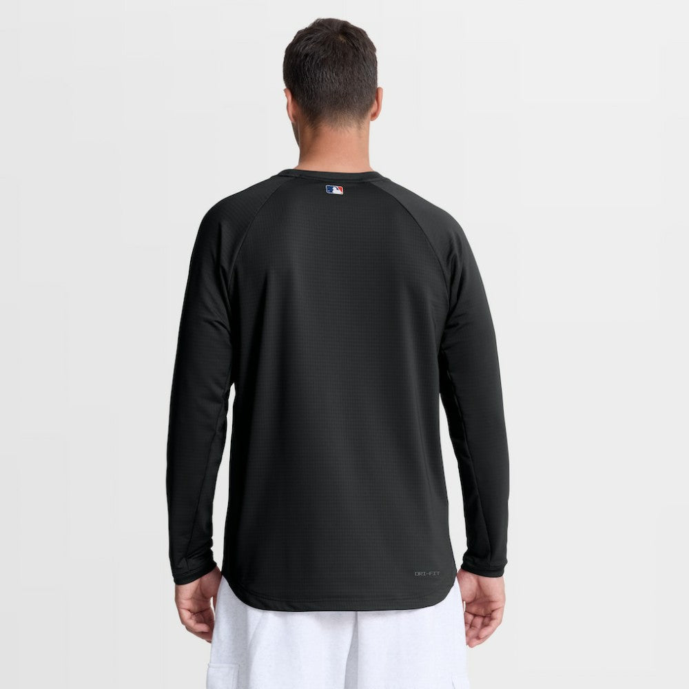 New York Mets Nike Authentic Collection Raglan Dri-FIT Sweatshirt discount