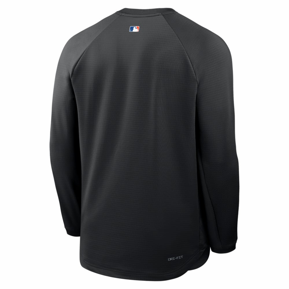 New York Mets Nike Authentic Collection Raglan Dri-FIT Sweatshirt discount