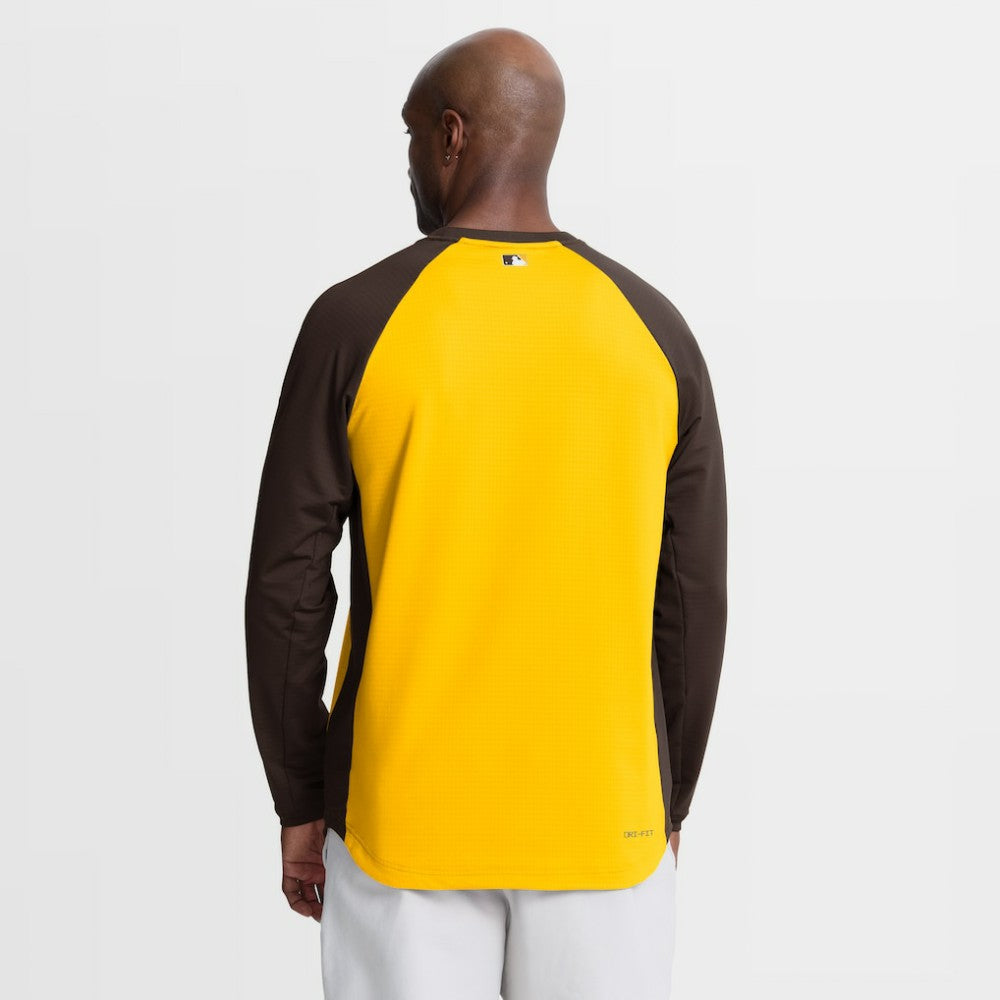 San Diego Padres Nike Authentic Collection Raglan Dri-FIT Sweatshirt discount
