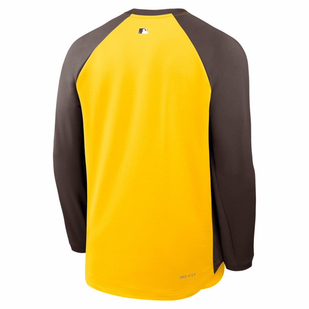 San Diego Padres Nike Authentic Collection Raglan Dri-FIT Sweatshirt discount