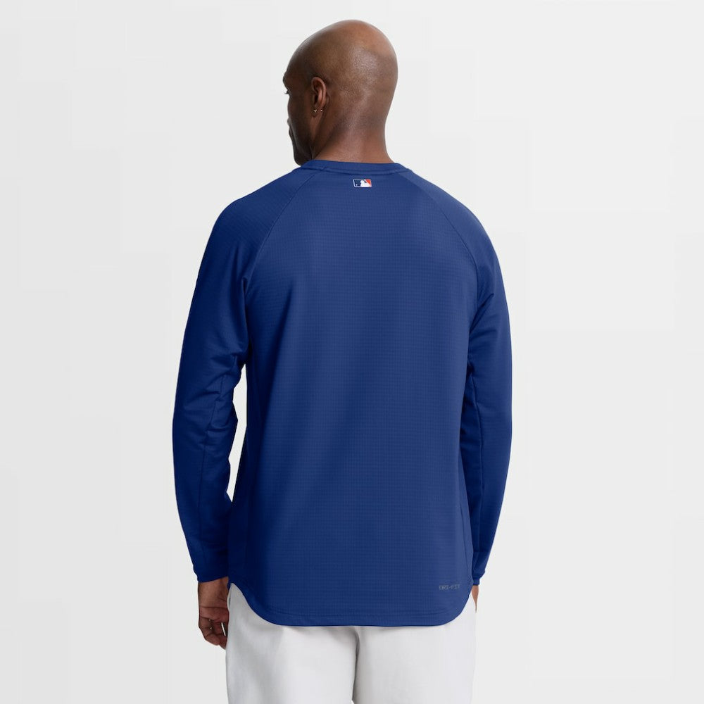 New York Mets Nike Authentic Collection Raglan Dri-FIT Sweatshirt discount