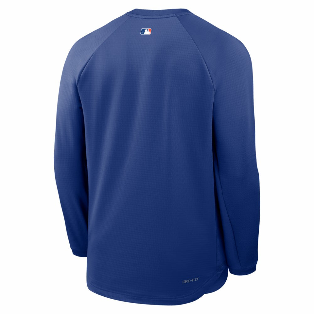 New York Mets Nike Authentic Collection Raglan Dri-FIT Sweatshirt discount