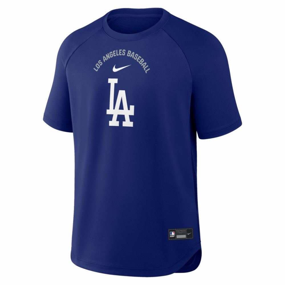 Los Angeles Dodgers Nike Authentic Collection Batting Practice Pre-Game Raglan Dri-FIT Top for sale