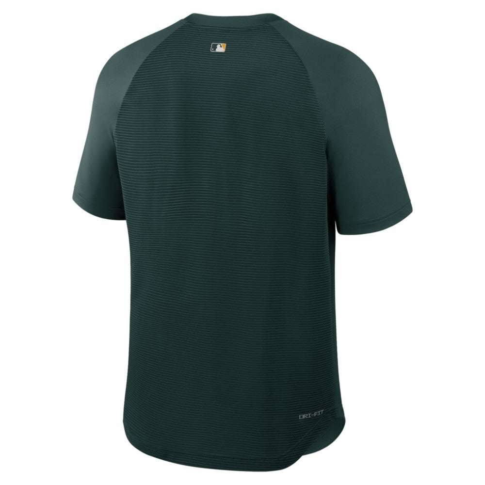 Athletics Nike Authentic Collection Batting Practice Pre-Game Raglan Dri-FIT Top Online