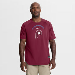 Philadelphia Phillies Nike Authentic Collection Batting Practice Pre-Game Raglan Dri-FIT Top Near Me