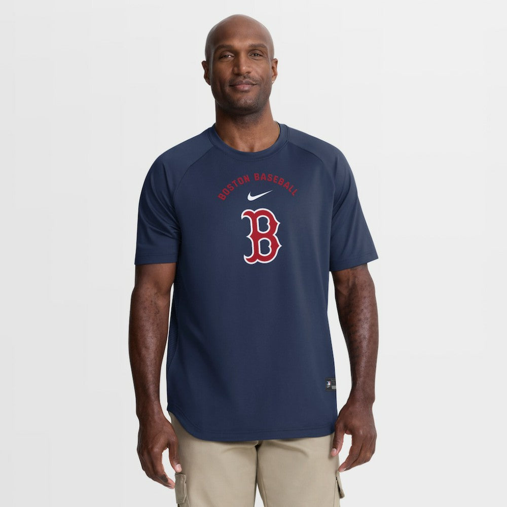 Boston Red Sox Nike Authentic Collection Batting Practice Pre-Game Raglan Dri-FIT Top Online